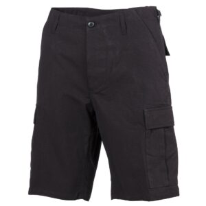 Nohavice krátke MFH BDU short RIP/STOP 01512A - čierne