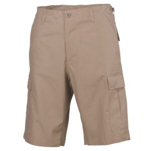 Nohavice krátke MFH BDU short RIP/STOP 01512F - béžové
