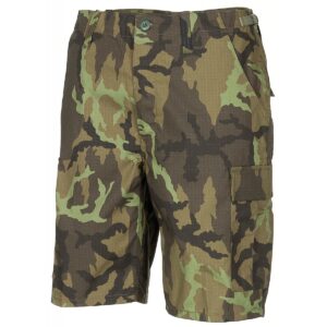 Nohavice krátke MFH BDU short RIP/STOP 01512J - česká maskovacia