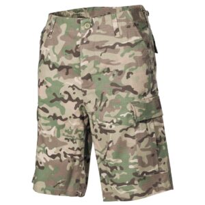 Nohavice krátke MFH BDU short RIP/STOP 01512X - multicam