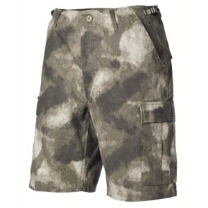 Nohavice krátke MFH BDU short RIP/STOP 01513P - HDT Camo