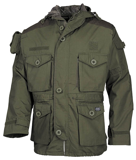 Kabát MFH Commando Smock RIP/STOP 03482B - olivový