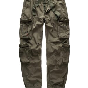 Nohavice SURPLUS Airborne Vintage - olivovozelené