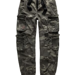 Nohavice SURPLUS Airborne Vintage - night camo