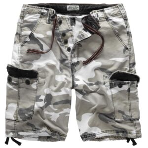 Nohavice krátke SURPLUS TEX Vintage short sprané - metro