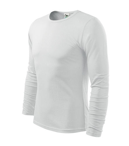 Tričko s dlhým rukávom MALFINI Fit-T Long 160g - biele