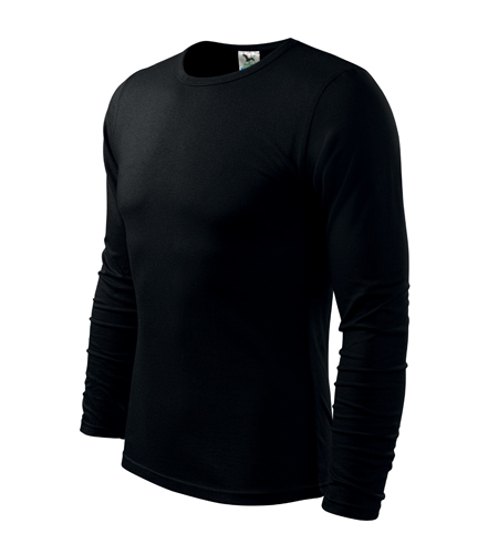 Tričko s dlhým rukávom MALFINI Fit-T Long 160g - čierne