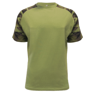 Tričko pánske Military Raglan krátky rukáv - česká maskovacia