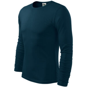 Tričko s dlhým rukávom MALFINI Fit-T Long 160g - navy modré