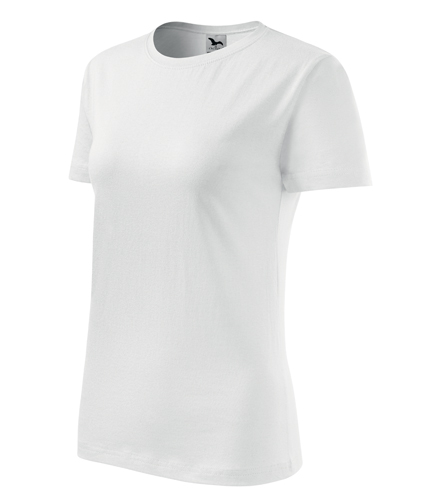 Tričko dámske MALFINI Basic 160g/m2 - biele