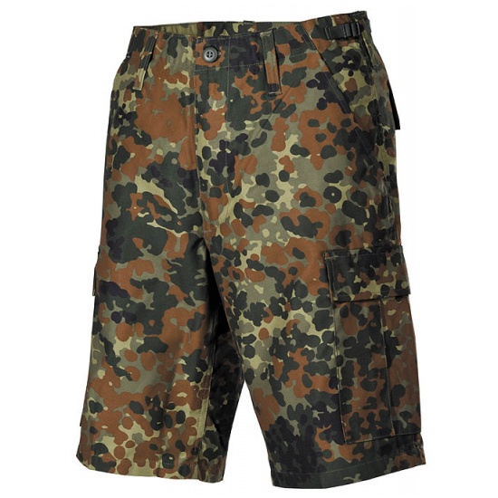 Nohavice krátke MFH BDU short 01502V - BW fleck