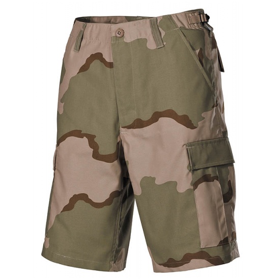 Nohavice krátke MFH BDU short 01502Z - púšť 3F