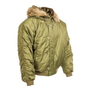Bunda letecká M-TRAMP N2B nylon - olivovozelená