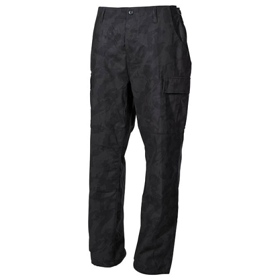 Nohavice MFH BDU RIP/STOP 01334K - night camo