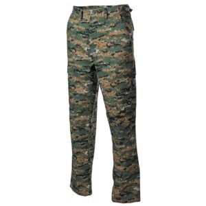 Nohavice MFH BDU RIP/STOP 01334S - digital woodland