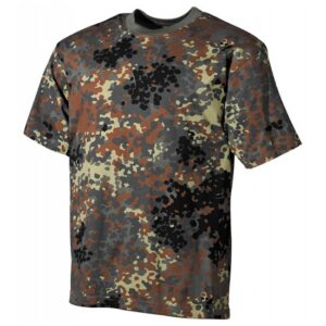 Tričko US MFH 00103V - flecktarn