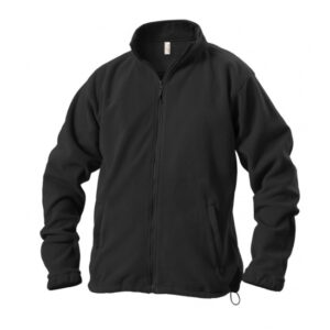 Mikina fleece FOX - čierna