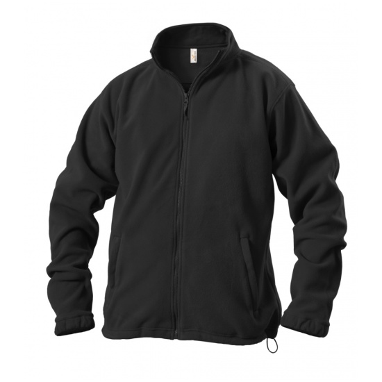 Mikina fleece FOX - čierna