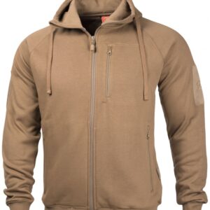 Mikina taktická PENTAGON Leonidas 2.0 s kapucňou - coyote