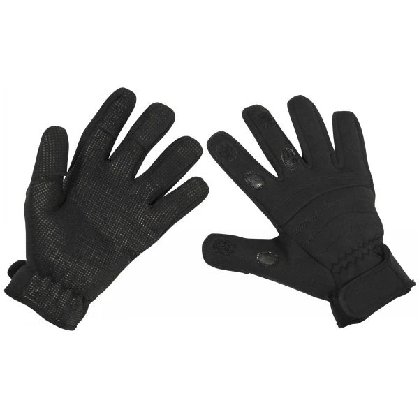 Rukavice neoprénové MFH Combat 15873A - čierne