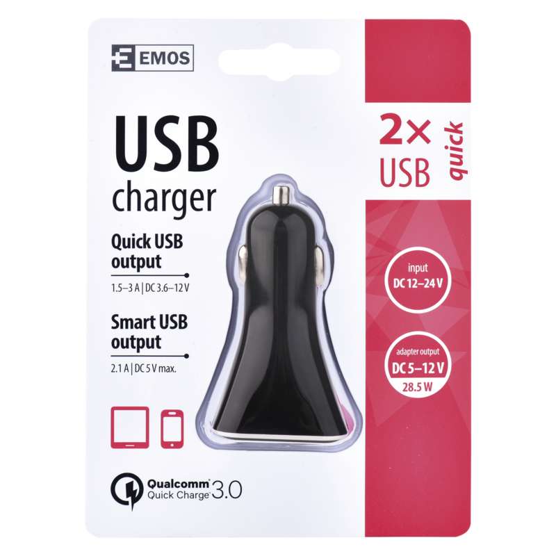Univerzálny adaptér smart do auta QC 3