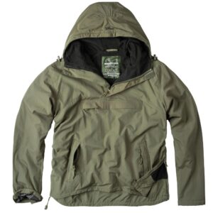 Anorak bojový SURPLUS TEX s kapucňou - olivovozelený