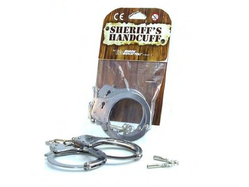 Hračkárska zbraň Handcuffs Metal-Poľovnícke potreby > Ostatné doplnky > Hračky > Hračky EDISON GIOCATTOLI > Hračky a hračkárske zbrane