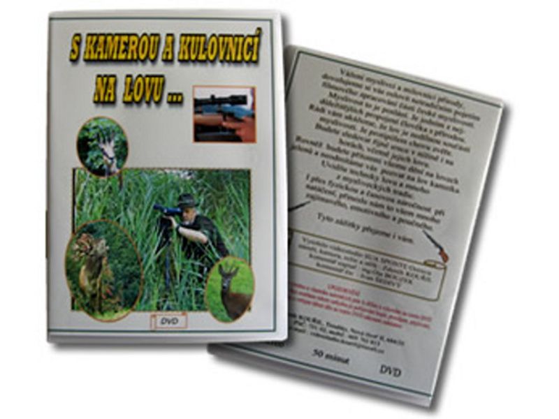DVD - S kamerou a guľovnicou na love-Poľovnícke potreby > Poľovnícke filmy