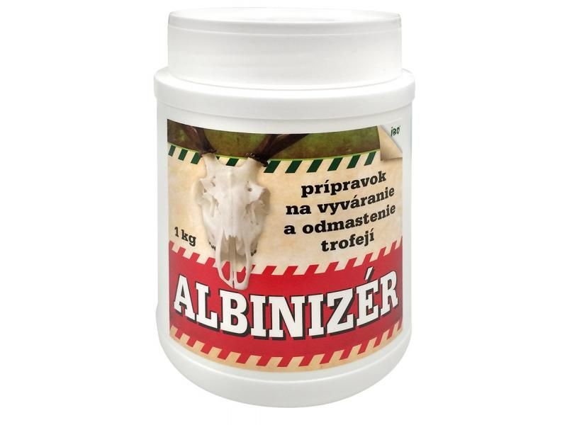 ALBINIZER - prípravok na vyváranie a odmasťovanie trofejí 500g-Poľovnícke potreby > Lebky a úprava trofejí