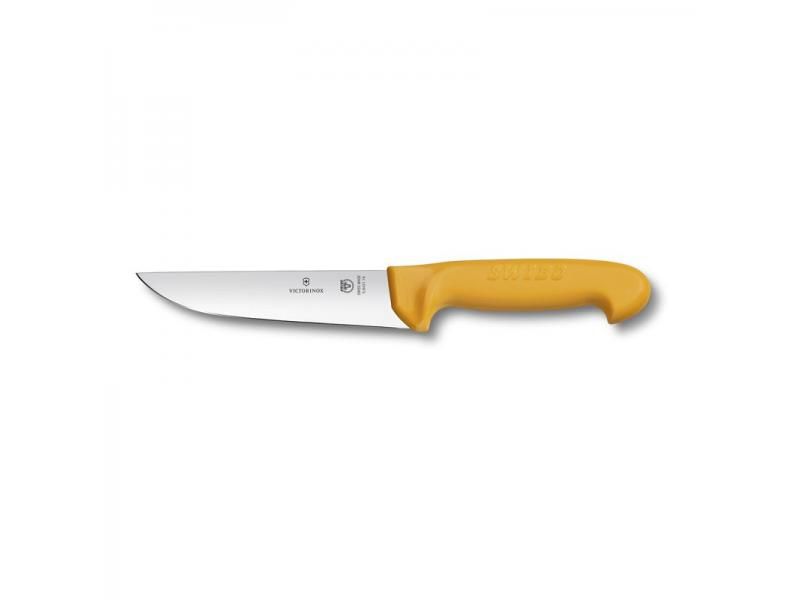 Mäsiarsky nôž Victorinox Swibo 18 cm tuhá čepeľ-Poľovnícke potreby > Nože a náradie > Nože Victorinox > Kuchynské nože Victorinox > Mäsiarske nože Victorinox Swibo
