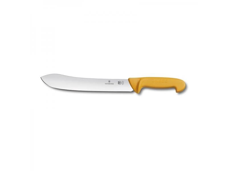 Mäsiarsky nôž Victorinox Swibo 25 cm tuhá čepeľ-Poľovnícke potreby > Nože a náradie > Nože Victorinox > Kuchynské nože Victorinox > Mäsiarske nože Victorinox Swibo