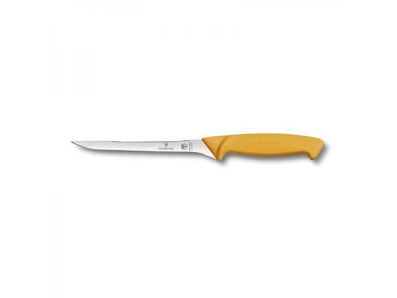Filetovací nôž na ryby Victorinox Swibo 16 cm flexibilná čepeľ-Poľovnícke potreby > Nože a náradie > Nože Victorinox > Kuchynské nože Victorinox > Mäsiarske nože Victorinox Swibo