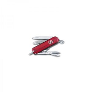 Vreckový nôž Victorinox Signature - 7 funkcií červený priehľadný-Poľovnícke potreby > Nože a náradie > Nože Victorinox