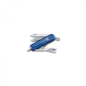 Vreckový nôž Victorinox Signature - 7 funkcií modrý priehľadný-Poľovnícke potreby > Nože a náradie > Nože Victorinox