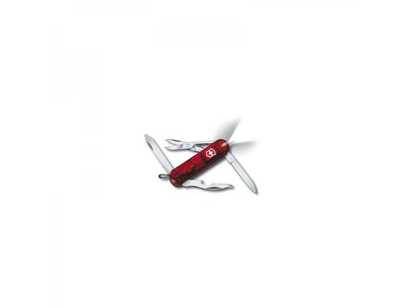 Vreckový nôž Victorinox Midnite Manager Ruby - 10 funkcií červený priehľadný-Poľovnícke potreby > Nože a náradie > Nože Victorinox