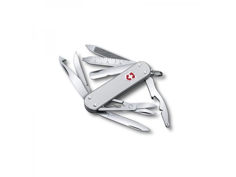 Vreckový nôž Victorinox MiniChamp - 14 funkcií hliníkový strieborný-Poľovnícke potreby > Nože a náradie > Nože Victorinox