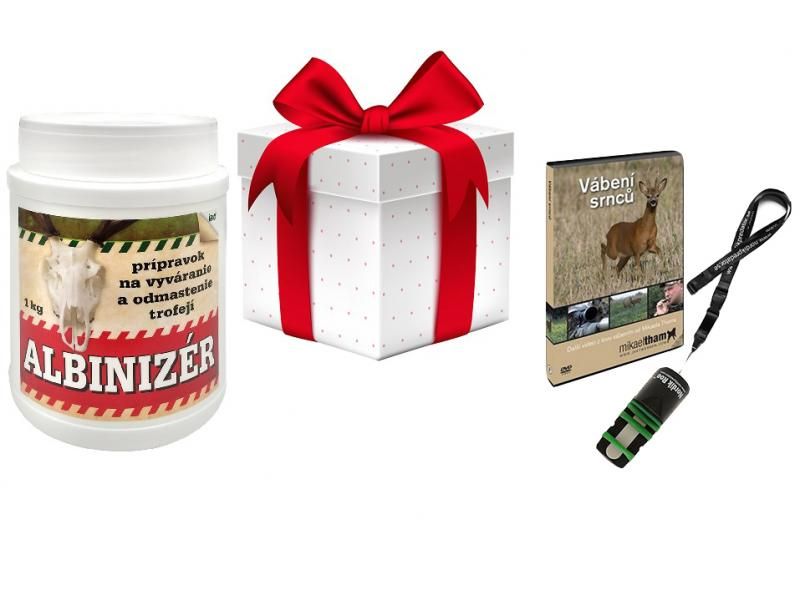Darčekový set - Albinizér 1kg+Vábnička Nordik Roe set DVD-Poľovnícke potreby > EUROHUNT > Lebky a úprava trofejí