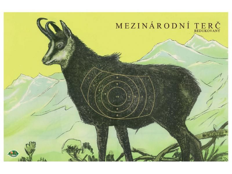Terč medzinárodný redukovaný na 100 m - kamzík-Poľovnícke potreby > Doplnky na lov
