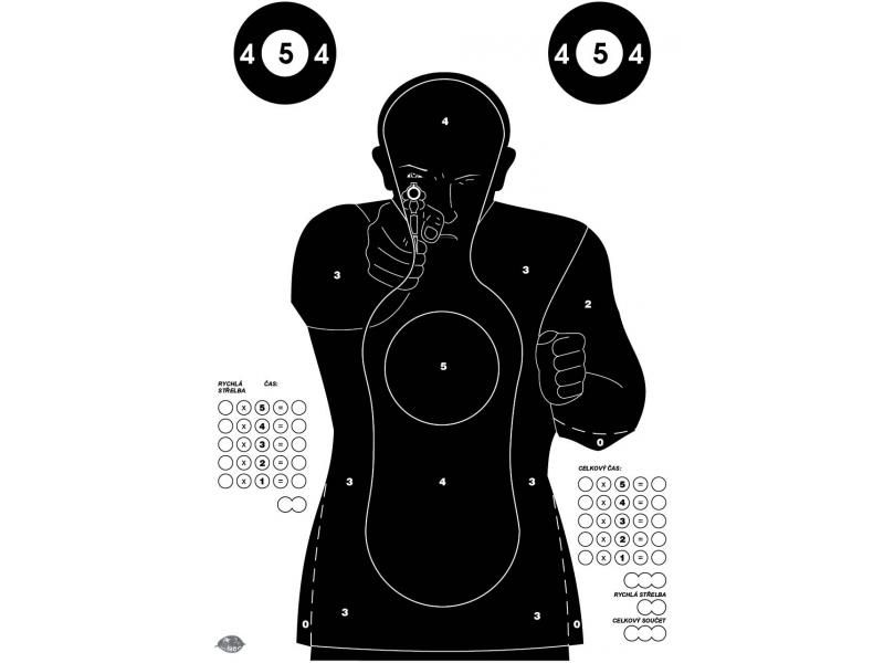 Terč FBI - čierny-Poľovnícke potreby > Doplnky na lov