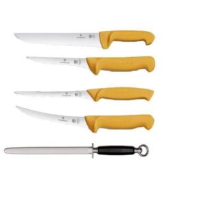 Mäsiarsky set nožov Victorinox Swibo - profi-Poľovnícke potreby > Nože a náradie > Nože Victorinox > Kuchynské nože Victorinox > Mäsiarske nože Victorinox Swibo