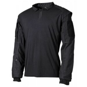 Košela taktická MFH US Tactical 02611A so suchým zipsom - čierna