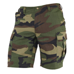 Nohavice krátke PENTAGON BDU 2.0 short RIP/STOP - woodland