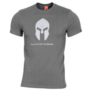 Tričko PENTAGON Spartan Helmet - sivé