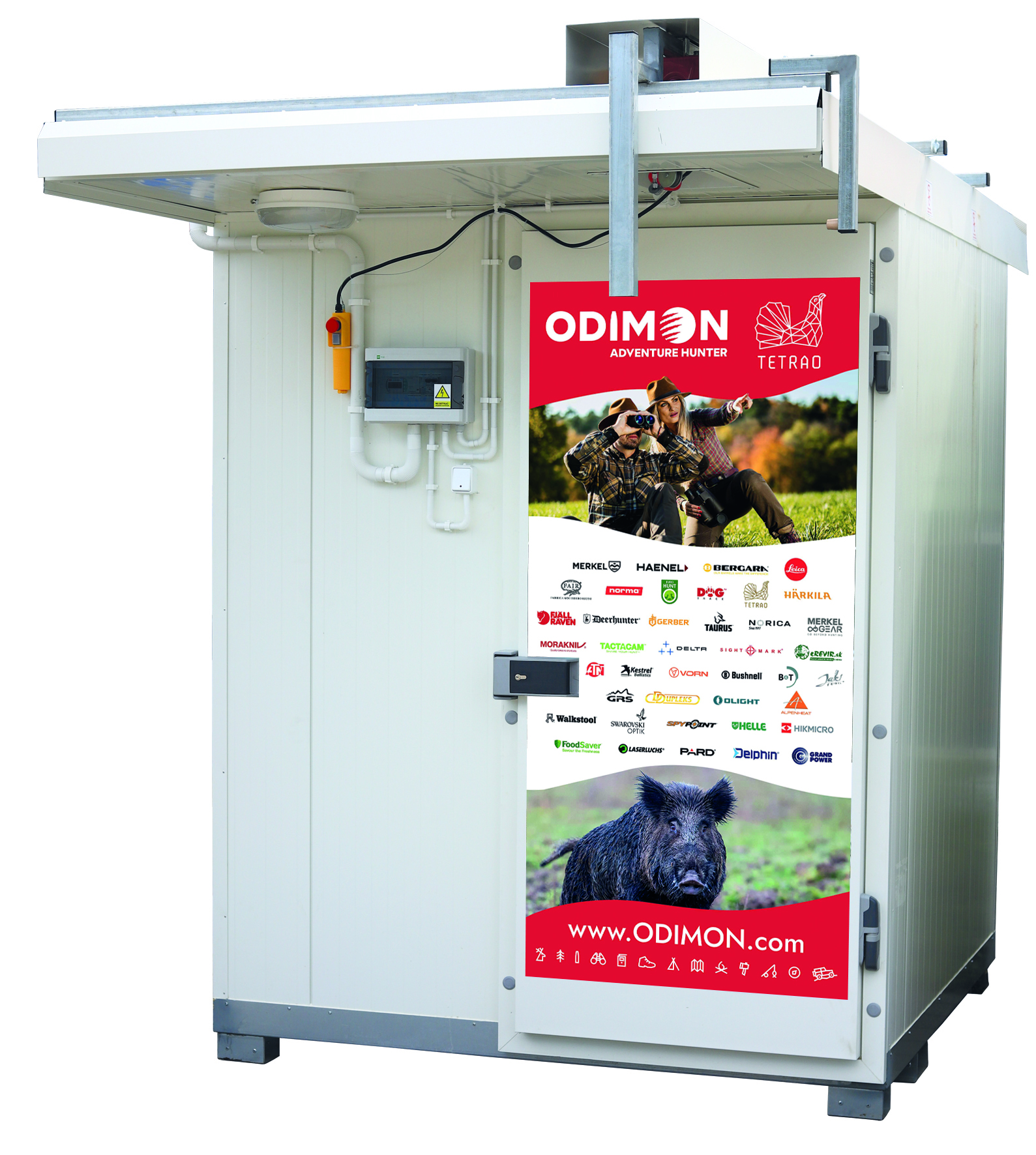 Chladiaci box na divinu TETRAO 2x2m-Poľovnícke potreby > Chladiace boxy na divinu