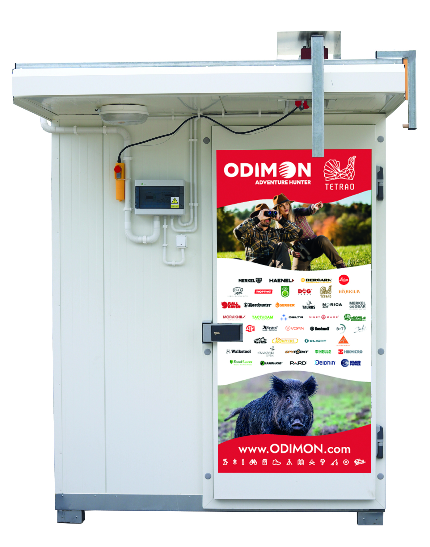 Chladiaci box na divinu TETRAO 4x2m-Poľovnícke potreby > Chladiace boxy na divinu