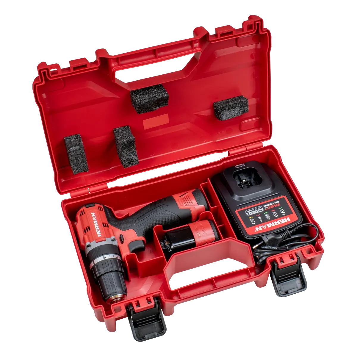 Aku vŕtací skrutkovač HERMAN AXSP-1441 | 14,4 V s príklepom | Komplet | Náradie | Nástroje – Obrázok 4