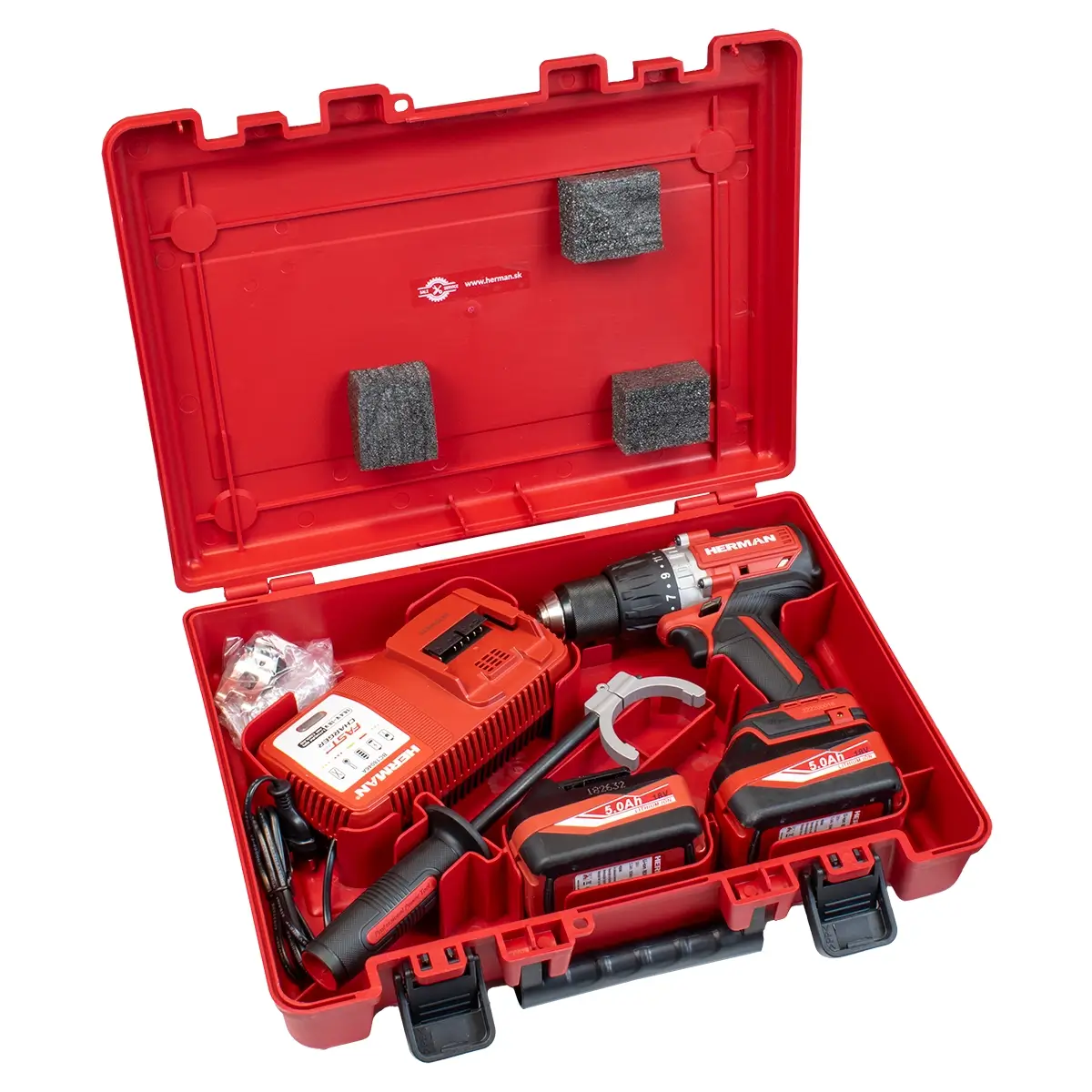 Akumulátorový skrutkovač HERMAN AXSP-1803 | 18,0 V 5Ah | Komplet | Náradie | Nástroje – Obrázok 5
