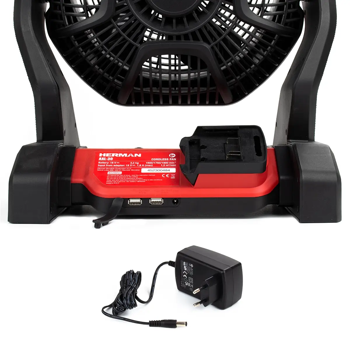 Akumulátorový ventilátor HERMAN AXL-30 | 18,0 V 220 V | Holostroj | Náradie | Nástroje – Obrázok 5