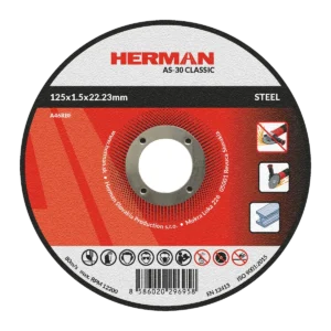 Rezný kotúč HERMAN AS-30 Classic | Na oceľ 125x1