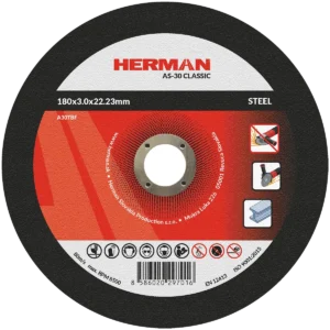 Rezný kotúč HERMAN AS-30 Classic | Na oceľ 180x3